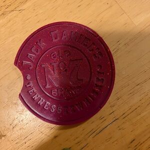 Handmade resin jack Daniel’s car coaster